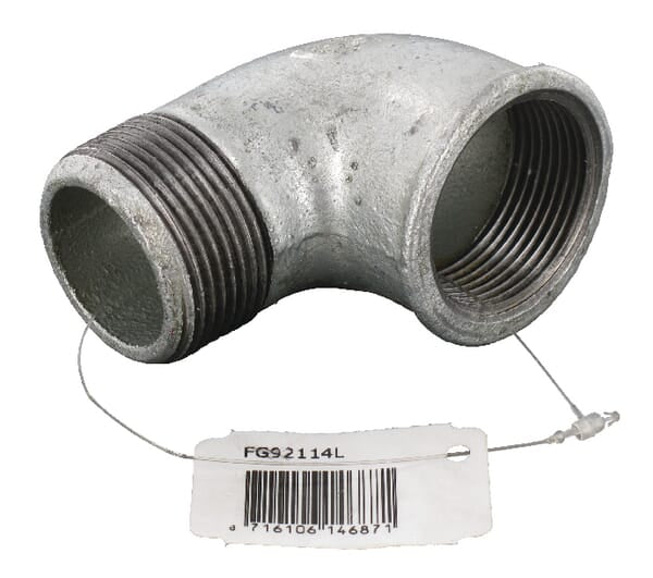 Angle galv. Femelle/mâle 1 1/4"