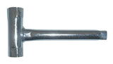 Spark plug wrench 19x21, square 12mm