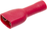 KRAMP Flachsteckerhülse rot - 100 Stück LA9365KR