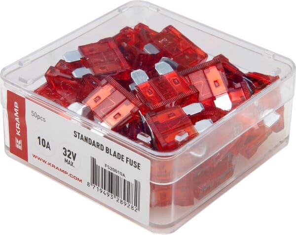 KRAMP Standard blade fuse 10A 32V red (x50) - 50 Stück - FS20010A