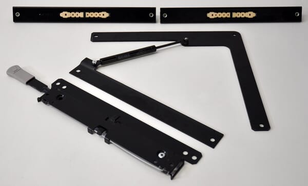 Lateral horizontal suspension