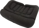 Coussin d'assise tissu grammes noirs