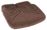 Coussin d'assise tissu marron