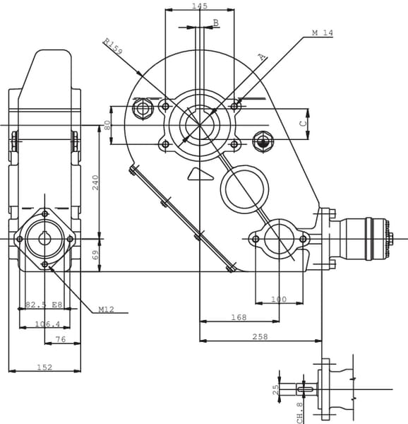 Hub 35mm RT45