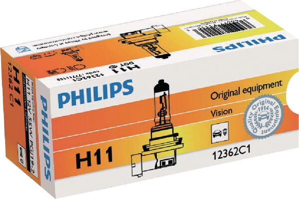 KRAMP Glühlampe H11 12V 55W PGJ 19-2 GL12362LL
