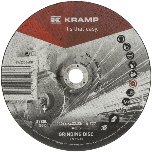KRAMP Schruppscheiben 230mm - 10 Stück - GW23064KR