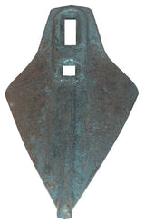 KRAMP Grubberspitze 295x170x9mm, gekrümmt, 2 Löcher, passend für Amazone CP120