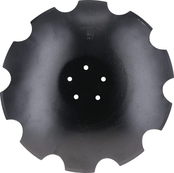 Disque de herse, dentelé, 610x5 mm, 5 trous