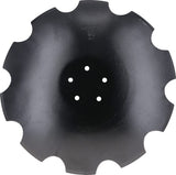 Disque de herse, dentelé, 610x5 mm, 5 trous