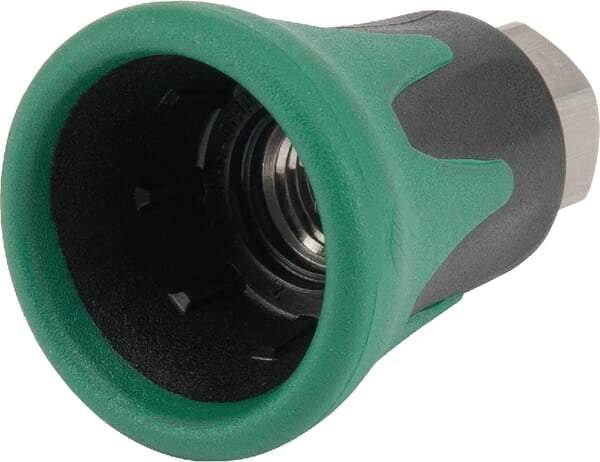 Protection de buse en acier inoxydable vert