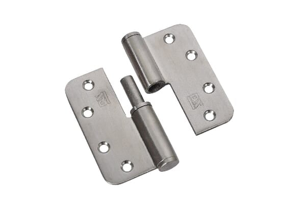 Ball pin hinge round RVS 89x89 R