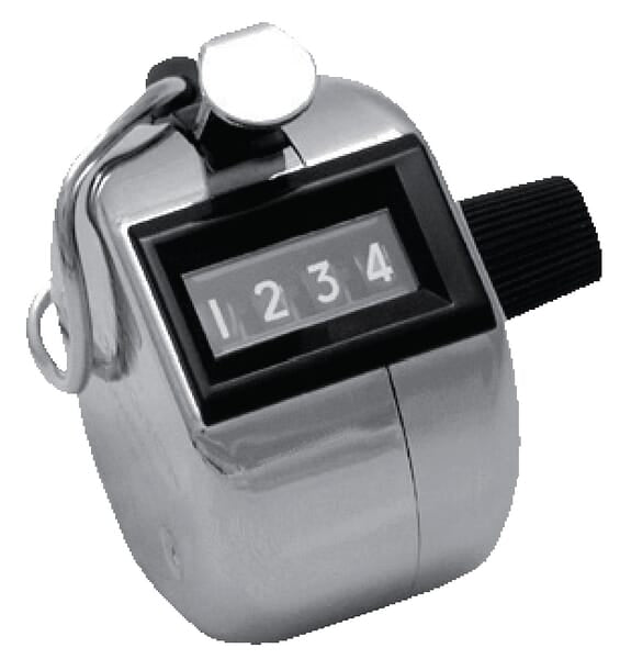 Handpiece counter metal