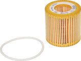 Metal-free oil filter element