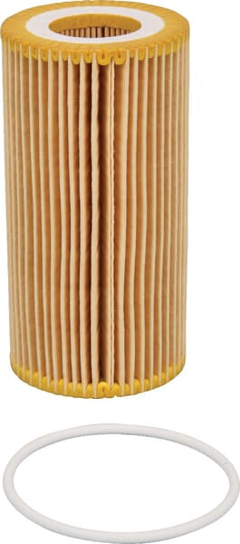Metal-free oil filter element