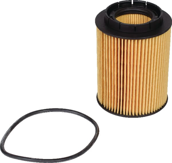 Metal-free oil filter element