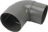 KRAMP Kniest.,PVC, 80 mm, 87°, grau HWA180801G