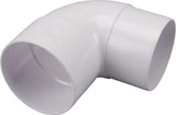 KRAMP Kniest.,PVC, 80 mm, 87°, weiß HWA180801W