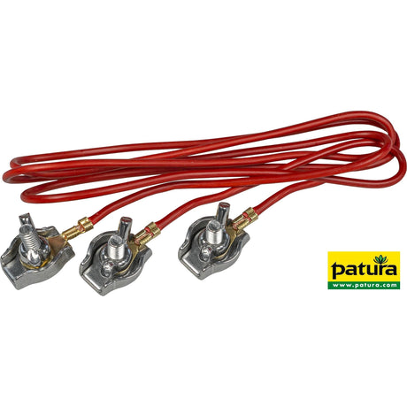 Patura Zaunverbindungskabel Litze, für 3-drähtige Zäune 101203