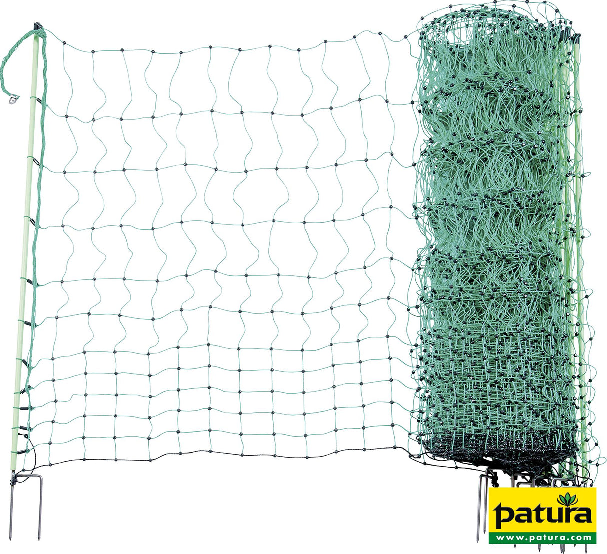 Patura Zaunnetz, nicht stromführend, 112 cm hoch, Doppelspitze, 25 m 111210