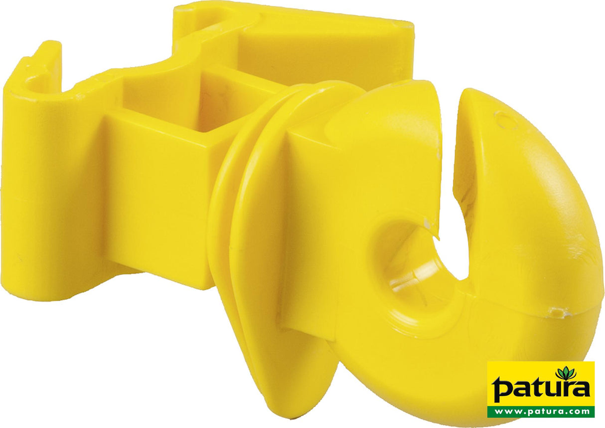 Patura Ringisolator für T-Pfosten gelb (25 Stück / Pack) 174225