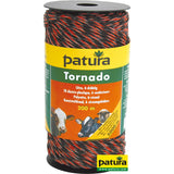 Patura Tornado Litze, 200 m Rolle, braun-orange 5 Niro 0,20 mm, 1 Cu 0,30 mm 180511