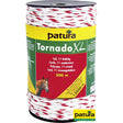 Patura Tornado XL Seil, 500 m Rolle 8 Niro 0,20 mm, 3 Cu 0,30 mm, weiss-rot 183101