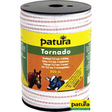 Patura Tornado Breitband 12,5 mm, 400 m Rolle 4 Niro 0,20 mm, 1 Cu 0,30 mm, blau 185110