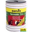 Patura Tornado XL Breitband 12,5mm, 200 m Rolle 5 Niro 0,20 mm, 2 Cu 0,30 mm, weiss-rot 185501