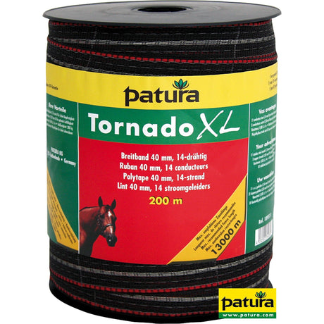 Patura Tornado XL Breitband 40 mm, 200 m Rolle 11 Niro 0,16mm, 3 Cu 0,30mm, braun 189511