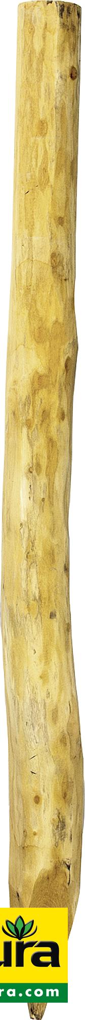 Patura Robinienpfahl, rund, geschliffen, 2250 mm, d=16-18 cm, gefast, gehobelt, 219110