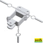 Patura Schelle Quadrat 90 mm, 3 Halter, 1 x parallel, vz 303314