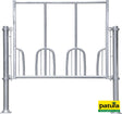 Patura Universal-Fressgitter L= 273 cm 4 Fressplätze für Großballenraufe 303558