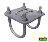 Patura Halter für Nasengurt an Pfosten d=76 mm inkl. Bügelschraube 341094