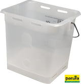 Patura Nuckel-Tränkeeimer 13 l, transparent ohne Sauger und ohne Ventil 36145701