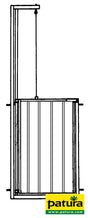 Patura Falltor mit Seilbetätigung, für Schaf Fanganlagen, verzinkt 37035