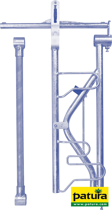 Patura Freßplatz SSV Modular mit Fangbügel und Zwischenstange mit Schellen 321050