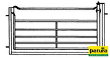 Patura Schwing-Schiebetor B= 1,83 m, für Schaf-Fanganlagen, verzinkt 37034