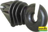 Patura Ringisolator mit Splint, schwarz, für Winkelstahlpfähle (25 Stück / Pack) 107325