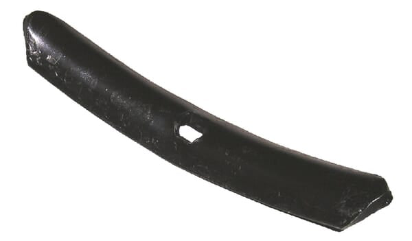Cultivator tip 210x37x8mm, reversible, curved, 1 hole, suitable for Wiberg