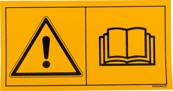 KUHN Piktogramm SICHERHEITS K9A044CE