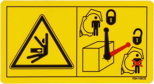 KUHN Piktogramm H QUETSCHGEFAGR K K9A106CE