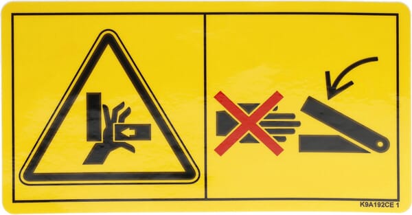 KUHN Piktogramm V GEFAHRZONEN K9A115CE