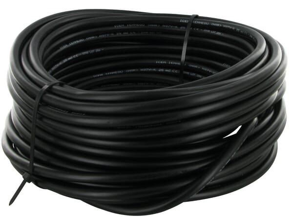 KRAMP Kabel 1 x 25 mm² schwarz 25m - 25 Meter KA12505