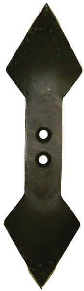 KRAMP Grubberspitze 440x135x17mm, reversibel, gekrümmt, 2 Löcher CP232