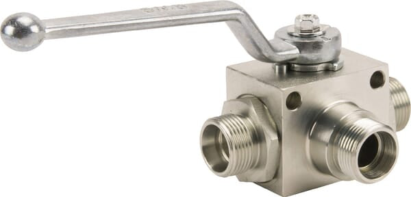 KRAMP Kugelhahn 3/2-L - M22x1,5 - 1 Stück - KH3KS15LKR