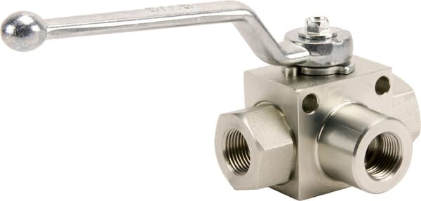 KRAMP Kugelhahn 3/2-L - 3/8"BSP KH3KSR06GP