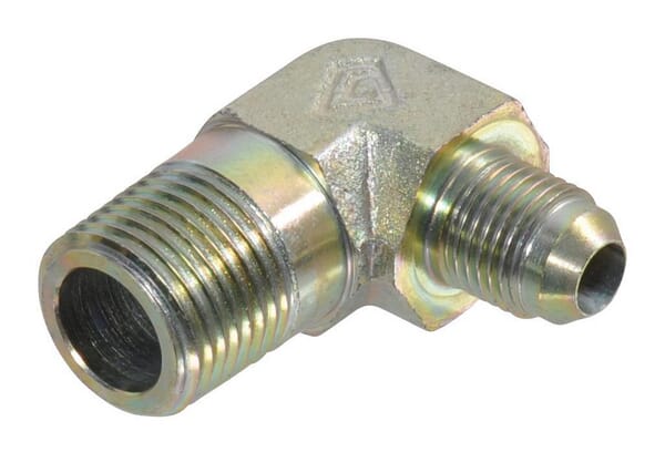 angle v. 3/4 UNF x 3/8 NPT