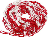 KRAMP Kette Ø 6 mm x 41 mm, 25 m Kunststoff rot/weiß - 25 Meter KK150006