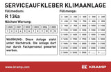 KRAMP Aufkleber Klimainspektion KL070900