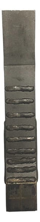 KRAMP Grubberspitze 433x76mm, gehärtet, flach, 2 Löcher, passend für Bednar KM060272N